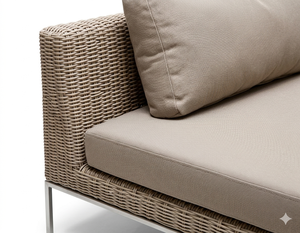 Cómoda silla larga de salón hecha a mano, con diseño minimalista y elegante, material de alta calidad - Product Image 5