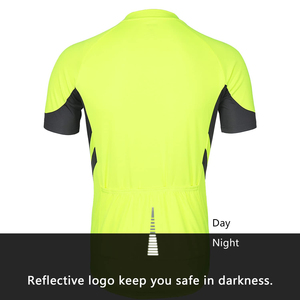 Maillot de Ciclismo Duradero de Corte Ajustado con Dobladillo Antideslizante y Paneles de Malla Transpirable para Máximo Confort Durante Cicladas en Carretera - Product Image 2