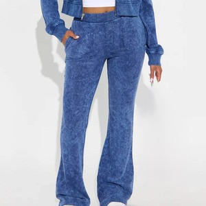 Private Label womens retro <b>90s</b> tracksuit <b>streetwear</b> set athleisure for gymwear Wholesale OEM Factory Supplier - Product Image 6