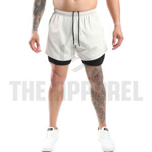 Pantalones Cortos Awrah con Logotipo Personalizado, Color Blanco Sólido, Ropa de Playa Musulmana para Hombre, Pantalones Cortos Awrah para Hombre - Product Image 6