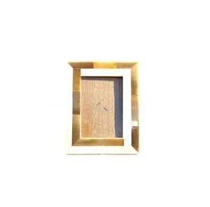 Cadre photo mosaïque vertical fait main en corne naturelle, décoration de table de luxe, cadeau pour la maison par Handmade Collection - Product Image 5