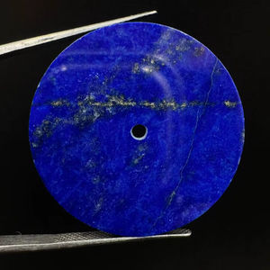 Esfera de reloj de lapislázuli natural, parte trasera plana, tamaño 31.50 mm, grosor 0.9 mm, esfera de reloj - Product Image 1