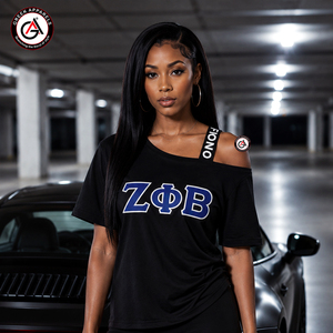 เสื้อแจ็คเก็ตครอปปักลาย Zeta Phi Beta Finer Womanhood สำหรับผู้ใหญ่ ฤดูหนาว ผ้าฝ้าย/ไนลอน พร้อมอุปกรณ์เสริมสำหรับชมรมนักศึกษาหญิง - Product Image 1
