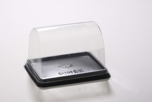 Taiwan Single Slice Cake Container <b>with</b> clear <b>Lid</b> Disposable clear Plastic <b>Small</b> Cake Packing Food <b>Box</b> - Product Image 1