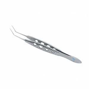 Pinces de précision pour chirurgie oculaire, capsulorhexis ophtalmique, en acier inoxydable, manuelles, à pointe fine, instrument chirurgical certifié CE - Product Image 3