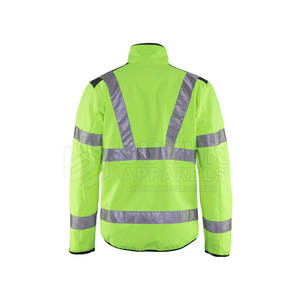 Chaqueta Reflectante Impermeable y Cortavientos de Alta Visibilidad para Seguridad Vial, Chaqueta de Trabajo Impermeable para Trabajos al Aire Libre - Product Image 2