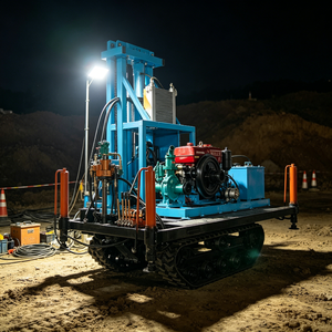 Petite plateforme de forage de puits d'eau de 150 m à <span class=keywords><strong>vendre</strong></span> avec outils <span class=keywords><strong>et</strong></span> pompe à boue - Product Image 1