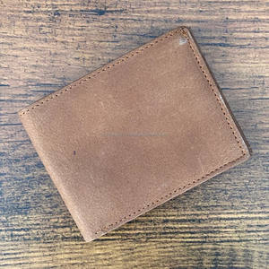 Genuine Leather Wallets Male Purse With <b>Zip</b> Coin Pocket Customize Cowhide Wallet for Men's <b>Card</b> <b>Holder</b> Full Grain Leather Wallet - Product Image 2