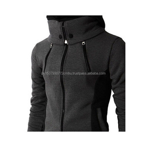 Vente en gros de sweat-shirts à capuche pour hommes, fermeture éclair intégrale, en molleton de coton lourd, sweat-shirt d'hiver, streetwear, mode, OEM personnalisé - Product Image 2