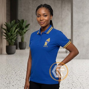 Vente en gros – T-shirt respirant d'été éco-responsable pour femmes de la sororité Sigma Gamma Rho, en coton/polyester de haute qualité - Product Image 4