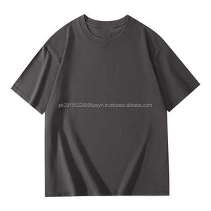 T-shirt Hip Hop surdimensionné graphique de luxe pour hommes Essentials 100% coton respirant tricoté chemises décontractées - Product Image 4