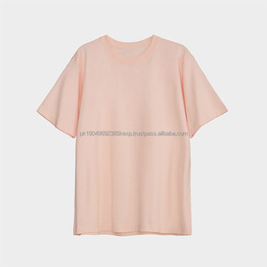 Camiseta de algodón con logotipo bordado liso cómodo de alta calidad para hombre, camiseta de disfraz de 240 gramos de gran tamaño - Product Image 5