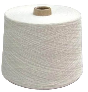 Factory Direct Ne 20s 24s 30s 34s 40s Raw White 100% Ring Spun Combed Compact Cotton Ring Spun Yarn for Knitting and Weaving - Product Image 1