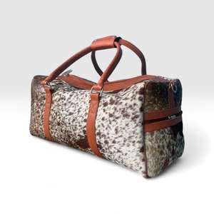 Bolsa de Viaje de Piel Auténtica de Lujo OEM, con Cierre, para Fin de Semana, Modelo LHDB-0091 - Product Image 3