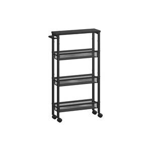 Commercial Grade Metal Storage <b>Shelves</b> Unit with Heavy Duty Wire Basket Layers for Home and Utility Storage - Product Image 1