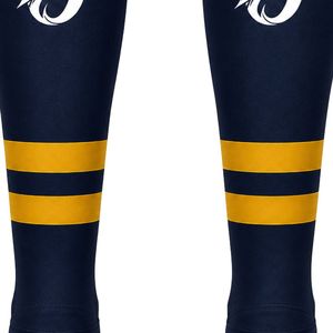 Chaussettes de hockey sur glace bleu marine et or pour hommes, chaussettes de hockey professionnelles, respirantes, durables, pour les matchs d'équipe, l'entraînement et les vêtements de sport - Product Image 3