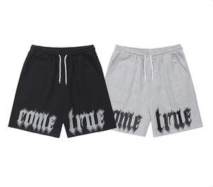 Custom Men Vintage Sun Dye Fade 220gsm Spandex/Polyester Solid High Street Style Eco-Friendly Breathable Sweat <b>Shorts</b> - Product Image 5