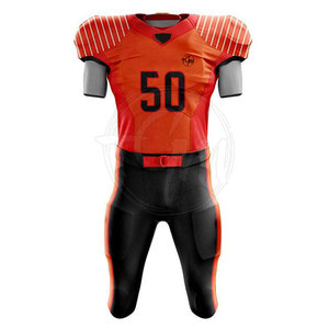 Uniforme de football américain pour activités de plein air, tissu doux au toucher, qualité durable pour les séances d'entraînement et les matchs de compétition - Product Image 2