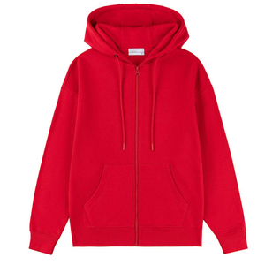 Sweat à capuche court en molleton de luxe pour homme, coton épais de haute qualité 370g, imprimé personnalisé, épaules tombantes, boutons-pression, style streetwear - Product Image 1