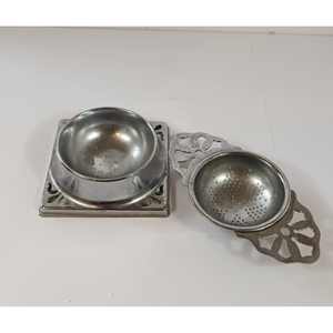 Stainless Steel <b>Tea</b> <b>Infuser</b> Hard Holes <b>Tea</b> Strainer with Two Side Handle for Kitchen Tools Creative Shape Loose <b>Tea</b> Steeper - Product Image 4