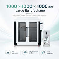 Imprimante 3D industrielle à granulés FGF PL-FGF-1000, automatique, nouvelle, avec USB, machine fermée
