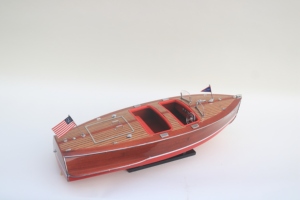 Modelo de Lancha Rápida de Madera Chris Craft Barrel Back 1940 Hecho a Mano - Regalo Empresarial Premium de Feng Shui y Decoración para el Hogar - Product Image 4