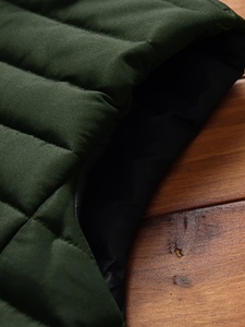 Custom Adjustable Drawstring Hem Puffer <b>Vest</b> Warm <b>Thermal</b> Winter Bodywarmer Wholesale - Product Image 4