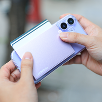 Hochwertige schützende Reißverschluss-Leder-Smartphone-Hülle Magnetische Absaugung RFID-Aluminium-Karten halter Hohe Verwendung für Kreditkarten