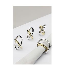 Anillo de Servilleta Metálico Moderno, Perfecto para Decoración de Mesa Contemporánea, Agrega un Elemento de Diseño Elegante a Espacios de Comedor Minimalistas - Product Image 1
