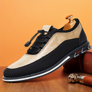 Zapatos Casuales de Cuero Transpirables de Verano para Hombre, Zapatillas de Moda con Suela Suave, Calzado Masculino Sin Cordones - Product Image 1