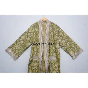 Camiseta de Manga Tres Cuartos para Mujer, 100% Algodón, Cuello en V, Cierre con Cordón, Transpirable y Suave - Product Image 2