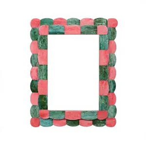 HANDICRAFTS ZONE HCZ-98 Marco de Fotos Rectangular Ligero de Resina con Impresión Offset, 6x4 Pulgadas, Vertical, Decorativo para Mesa - Product Image 1
