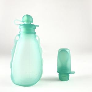 Pochettes en silicone réutilisables pour aliments pour bébés, pochettes à presser pour purée, cuillère d'alimentation pour tout-petits, conteneur de stockage alimentaire rechargeable pour nourrissons - Product Image 6
