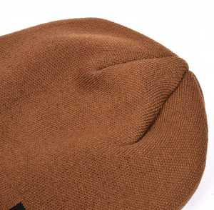Elegant Unisex Polyester Beanie Hat with Embossed Cartoon Print Jacquard Knit Adjustable <b>Winter</b> <b>Cap</b> for Adults Y2K Style - Product Image 4