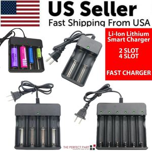 Smart Li-<b>ion</b> <b>Lithium</b> <b>Charger</b> 3.7V 2 4 6 Slot <b>Battery</b> <b>Charger</b> <b>for</b> 16340/14500/26650 RCR123 A+ Product From USA - Product Image 2