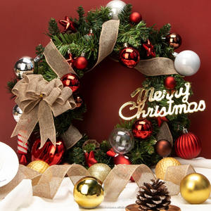 100% Jute Eco-Friendly Durable Burlap Wired Edge Ribbon 1-1/2 Inch X 10 Meters Natural <b>Big</b> <b>Bow</b> Wreath Tree Outdoor Decoration - Product Image 6