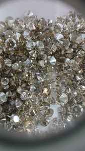 Diamantes redondos de talla brillante, sueltos, extraídos de la tierra, de color marrón, diamantes naturales o para la fabricación de joyas. - Product Image 4