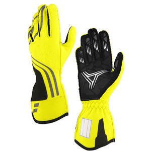 Guantes de Carreras de Karting de Diseño Personalizado, Cuero Transpirable de Alta Calidad con Patrón Impreso, Guantes Profesionales para Carreras al Aire Libre - Product Image 2