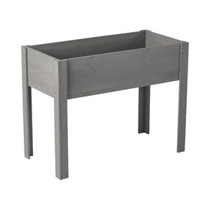 Fioriera Rialzata in Legno con Gambe per Coltivazione Esterna di Fiori, Frutta, Verdura ed Erbe Aromatiche - Product Image 6