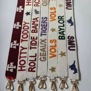 Nouvel Arrivage : Sacs à Main Designer pour Femmes avec Sangles Perlées, Sacs Bandoulière à Sangles Réglables, Rouge Personnalisable, Bleu, Sangles Perlées Faites à la Main - Product Image 1