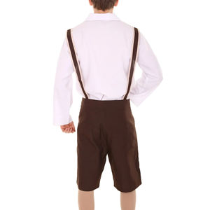 Lederhosen Bávaros Tradicionales Alemanes 2026 para Hombre, de Cuero Genuino, con Bordado Personalizado, Corte Recto, Anti-Manchas, Formales - Product Image 2