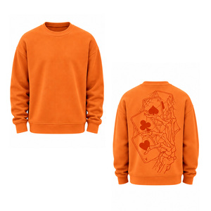Sudadera de punto gofrado para hombre, manga larga, cuello redondo texturizado, jersey casual térmico, fabricante OEM de ropa urbana personalizada - Product Image 4