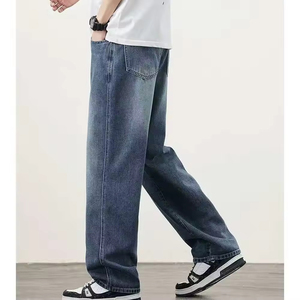 Denim Jeans Stretch Denim Relaxed Style Denim Jeans Casual Fashion Urban Wear Denim Jeans Straight Fit Lightweight Wear - Product Image 3