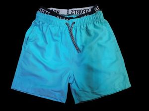 Shorts de bain rayés d'été OEM pour hommes, maillot de bain une pièce uni, short de plage - Product Image 2