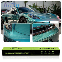 Film de protection de peinture mat pour voiture, autocollant décoratif vert, film de protection anti-rayures, papier de protection