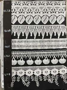 Belle bordure en dentelle GPO ajoutant une touche élégante et traditionnelle aux vêtements ethniques et de créateurs. - Product Image 2