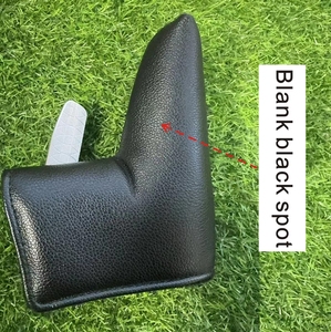 Funda Protectora para Palos de Golf de Cuero PU Negro Sólido, Duradera, con Cierre Magnético, Marca SOSH4 - Product Image 1