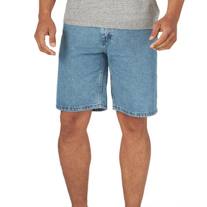 Custom Logo <b>Men's</b> Casual Mid Waist <b>Jeans</b> Shorts 100% Cotton Quick Dry <b>Drawstring</b> Closure - Product Image 1