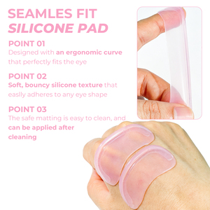 1 Par de Protectores de Gel para Lifting de Pestañas, Almohadillas Coreanas Ultrafinas y Planas para Lifting de Pestañas, <span class=keywords><strong>Rojas</strong></span>, Reutilizables, para el Paso 1 de la Permanente de Pestañas - Product Image 5