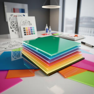 Laser Cutting PMMA Acrylic <strong>Plastic</strong> <strong>Sheet</strong> High Gloss Polished <strong>Colorful</strong> Acrylic Plates for Signage - Product Image 1